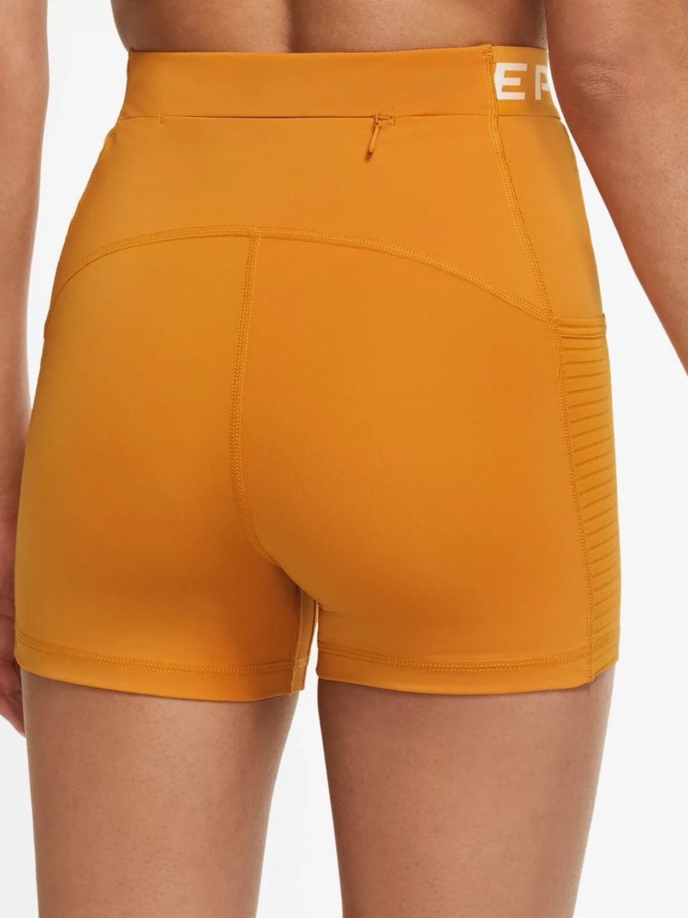 Nike Pro 3" Fitted Orange Shorts Size XS - Picture 2 of 7